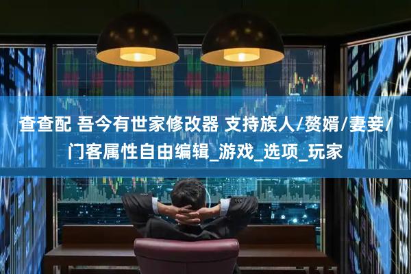查查配 吾今有世家修改器 支持族人/赘婿/妻妾/门客属性自由编辑_游戏_选项_玩家