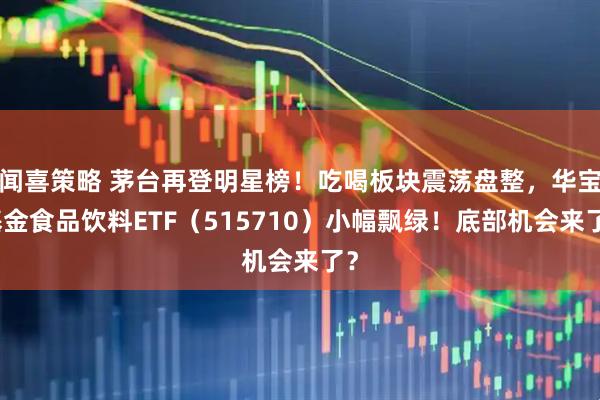 闻喜策略 茅台再登明星榜！吃喝板块震荡盘整，华宝基金食品饮料ETF（515710）小幅飘绿！底部机会来了？